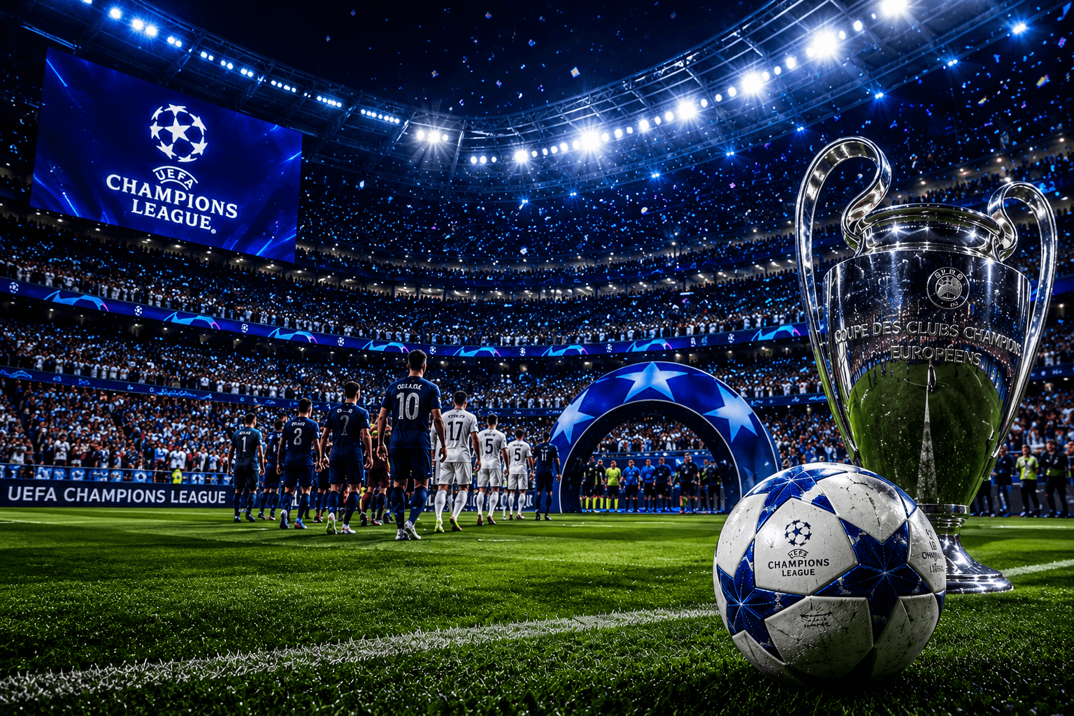 Como é viver uma final da Champions League